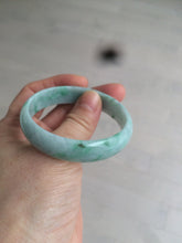 Load image into Gallery viewer, 51.7mm certified Type A 100% Natural sunny green Jadeite Jade bangle AR68-0452