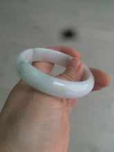Load image into Gallery viewer, 50mm Certified Type A 100% Natural light green/purple Jadeite Jade bangle C37-7910