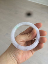 Load image into Gallery viewer, 53.5mm certified 100% natural Type A green/purple jadeite jade bangle AQ57-5347