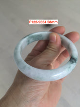 Load image into Gallery viewer, Sale! Certified type A 100% 55-61mm Natural green/white/purple Jadeite bangle group AG6