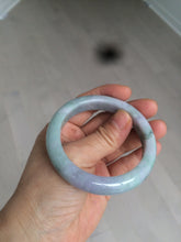 Load image into Gallery viewer, 52.3mm Certified type A 100% Natural green purple Jadeite Jade bangle Y118-3572