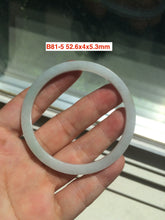 Load image into Gallery viewer, 44-51 mm Type A 100% Natural light green/purple Jadeite Jade kids/small adult hand B81
