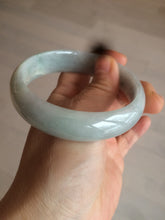 Load image into Gallery viewer, 59mm Certified Type A 100% Natural light green Jadeite Jade bangle D75-3759