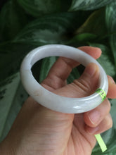 Load image into Gallery viewer, 54.3mm Certified type A 100% Natural light green/white/orange jadeite jade bangle KS75-6861