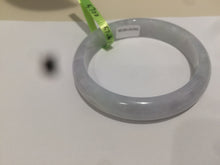Load image into Gallery viewer, 57.1mm certified 100% natural icy green/white jadeite jade bangle AH30-5700