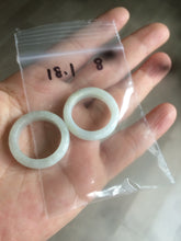 Load image into Gallery viewer, 100% natural type A green/white/yellow/dark green jadeite jade band ring F104 (Add on item, not sale individually.)