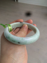 Load image into Gallery viewer, 58.3mm Certified 100% natural Type A green/purple jadeite jade bangle AJ23-6197