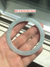 Load image into Gallery viewer, 44-51 mm Type A 100% Natural light green/purple Jadeite Jade kids/small adult hand B81