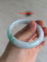 Load image into Gallery viewer, Sale! Certified type A 100% 55-61mm Natural green/white/purple Jadeite bangle group AG6