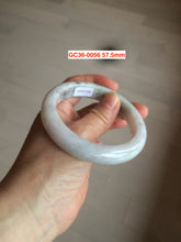 Load image into Gallery viewer, 52-60mm certified Type A 100% Natural green gray black Jadeite Jade bangle GC24 (add on item)