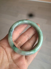 Load image into Gallery viewer, 52.8mm Certified Type A 100% Natural sunny green/purple/gray/black Jadeite Jade bangle C18-9769