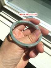 Load image into Gallery viewer, 44-51 mm Type A 100% Natural light green/purple Jadeite Jade kids/small adult hand B81