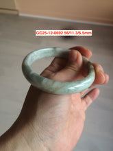 Load image into Gallery viewer, Sale! Certified type A 100% 55-61mm Natural green/white/purple Jadeite bangle group AG6