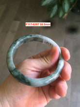 Load image into Gallery viewer, Sale! Type A 100% Natural dark green/white/black Jadeite Jade bangle with defects group 3