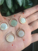 Load image into Gallery viewer, 12mm 100% natural light green/white type A jadeite jade necklace QN-1 (Clearance item)