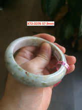 Load image into Gallery viewer, 57.7-57.9mm Certified 100% natural Type A green/brown/purple/pink jadeite jade bangle group11