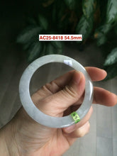 Load image into Gallery viewer, Certified Type A 100% Natural icy green/white/yellow super thin Jadeite bangle group AC25