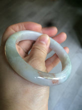 Load image into Gallery viewer, 57.5mm Certified Type A 100% Natural light green/purple/red Jadeite Jade bangle AC62-0052