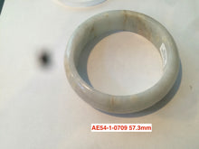 Load image into Gallery viewer, 56-59mm certified 100% Natural jadeite jade bangle group AE54 (Clearance)