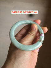 Load image into Gallery viewer, Sale! 49-54mm certified Type A 100% Natural dark green/white/black Jadeite Jade bangle with defects group GC30