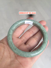 Load image into Gallery viewer, 54-55mm type A 100% natural certified green slim round cut jadeite jade bangle group AK4 (Clearance item) another