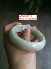 Load image into Gallery viewer, 56-59mm certified 100% Natural jadeite jade bangle group AE54 (Clearance)