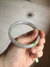 Load image into Gallery viewer, 57.5mm certified Type A 100% Natural light green/brown/purple/gray Z79-0253