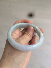 Load image into Gallery viewer, 56.5mm certified 100% natural Type A green purple jadeite jade bangle AM22-2821