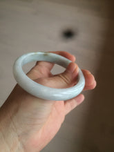 Load image into Gallery viewer, 58.8mm certified Type A 100% Natural light green/purple Jadeite bangle D85-1702