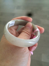 Load image into Gallery viewer, 50.5mm Certified Type A 100% Natural icy gary/green/brown oval Jadeite Jade bangle Z57-5353