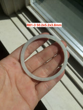 Load image into Gallery viewer, 44-51 mm Type A 100% Natural light green/purple Jadeite Jade kids/small adult hand B81