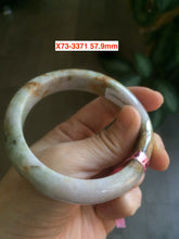 Load image into Gallery viewer, 57.7-57.9mm Certified 100% natural Type A green/brown/purple/pink jadeite jade bangle group11
