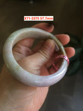 Load image into Gallery viewer, 57.7-57.9mm Certified 100% natural Type A green/brown/purple/pink jadeite jade bangle group11