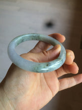 Load image into Gallery viewer, Reserved!. Please don't order. Thanks. 58.6mm certified type A 100% Natural green/purple/gray Jadeite Jade bangle G108-3543