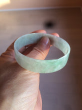 Load image into Gallery viewer, 54.3mm Certified Type A 100% Natural apple green thin jadeite jade bangle AQ47-8070