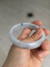 Load image into Gallery viewer, 54mm certified 100% natural Type A green/purple/yellow (Fu Lu Shou) jadeite jade bangle AH69-2634