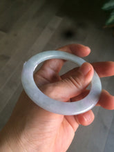 Load image into Gallery viewer, 53mm Certified type A 100% Natural green purple Jadeite Jade bangle AJ54-4581