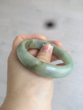 Load image into Gallery viewer, 56.8mm certified Type A 100% Natural green/brown/black Jadeite Jade bangle AR14-4311