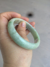 Load image into Gallery viewer, 56mm certified Type A 100% Natural sunny green/yellow Jadeite Jade bangle AR15-2704
