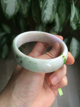 Load image into Gallery viewer, 59mm Certified 100% natural Type A green/orange/purple jadeite jade bangle AB60-5684