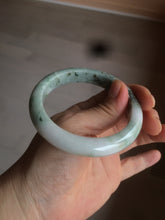 Load image into Gallery viewer, 56.6mm Certified Type A 100% Natural sunny green brown Jadeite Jade bangle AQ11-9156