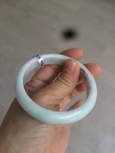 Load image into Gallery viewer, 53.9mm certified Type A 100% Natural sunny green purple Jadeite Jade bangle GC18-1846 (add on item)