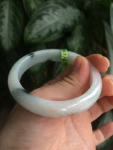 Load image into Gallery viewer, 52.7mm certified Type A 100% Natural green/brown/white Jadeite Jade bangle AE22-3033
