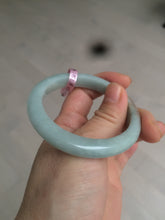 Load image into Gallery viewer, 51.2mm certificated Type A 100% Natural light green/blue/red Jadeite Jade bangle C4804