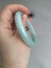 Load image into Gallery viewer, 54mm certified Type A 100% Natural watery sunny green/white  jadeite jade bangle AB78-5444