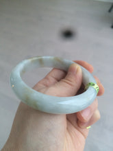 Load image into Gallery viewer, 57.8mm Certified Type A 100% Natural light green/brown Jadeite Jade bangle Z81-5732