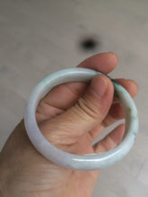 Load image into Gallery viewer, 49mm Certified Type A 100% Natural green purple oval Jadeite Jade bangle AM6-4137