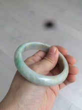 Load image into Gallery viewer, 56.6mm Certified Type A 100% Natural sunny green brown Jadeite Jade bangle AB61-2770