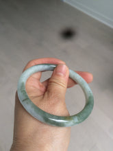 Load image into Gallery viewer, 59.5mm Certified Type A 100% Natural green round cut Jadeite Jade bangle AH67-4997 卖了