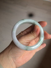Load image into Gallery viewer, 53.5mm certified 100% natural Type A green purple jadeite jade bangle AQ15-1709